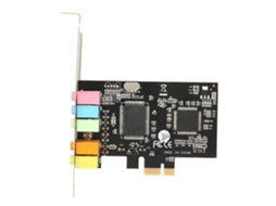 Placa De Som Pci-e Com 5.1 Canais Integrada Cmi8738 Para Peças De Áudio De Desktop Win7