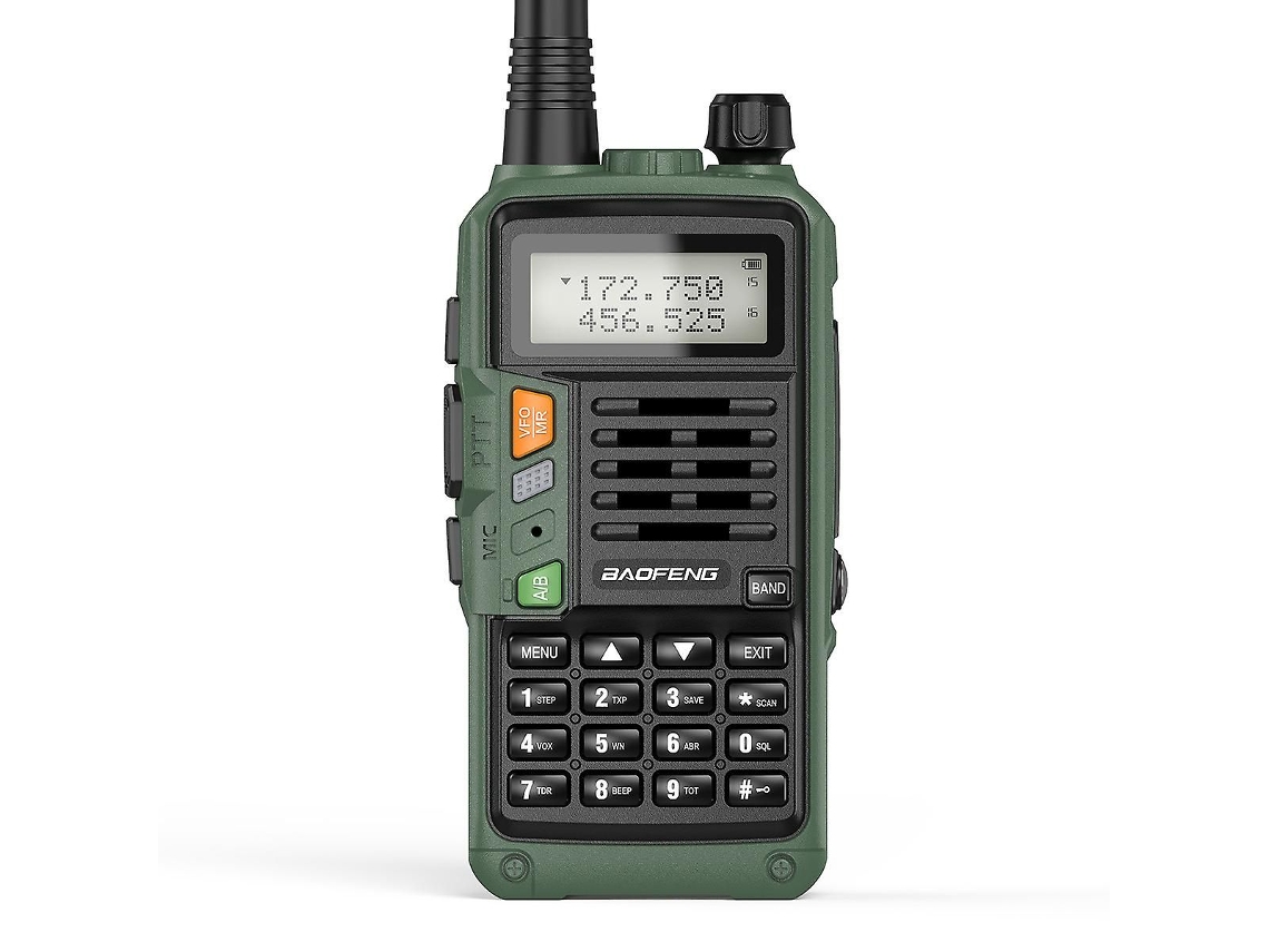 Baofeng UV S9 Plus Tri-Band 10W poderoso rádio portátil walkie talkie 136-174MHz/220-225MHz/400-520MHz bidirecional com Slowmoose
