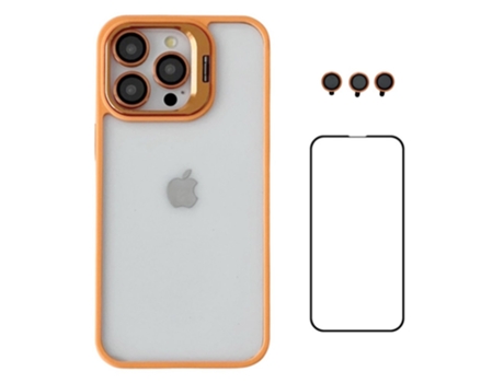 Suporte Casa Para Iphone 13 Pro Wanlonfeng Acrílico Laranja