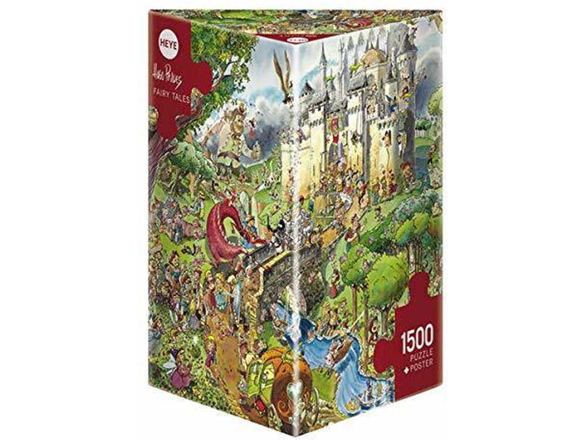 Puzzle HEYE Triangular Fairy Tales Prades Puzzles (Idade Mínima: 4)
