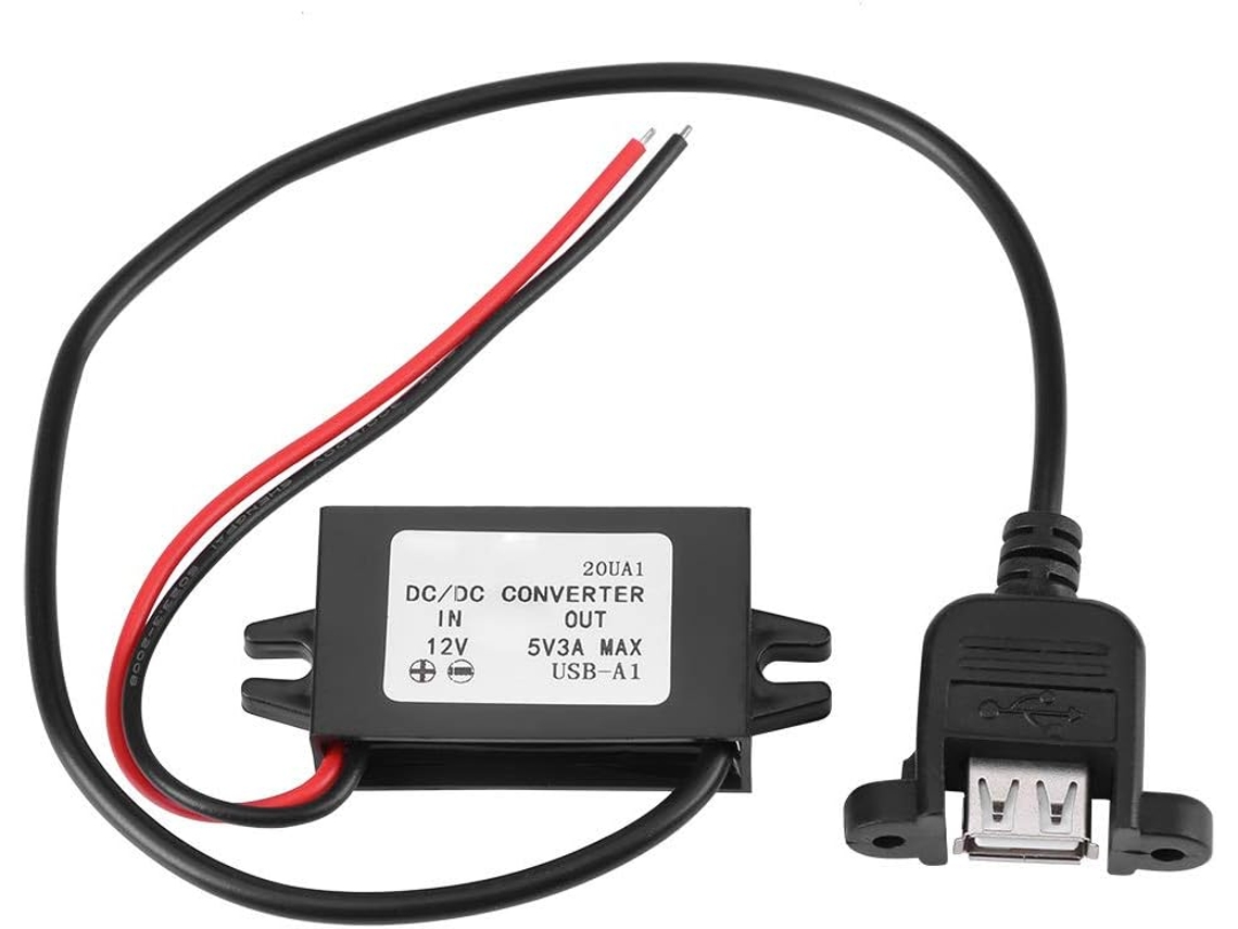 Módulo Redutor Dc-dc, 12v Para 5v, 15w, Para Veículos E Autocaravanas
