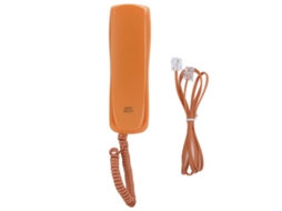 Mali telefone Fixo com Fio para Escritório e Casa, Design Fino, Cor Laranja, Portátil Kxt628