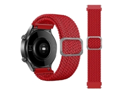 Pulseira De Nylon Trançado Ajustável E Elástica Para Samsung Galaxy Watch Active2 44mm (arco-íris)
