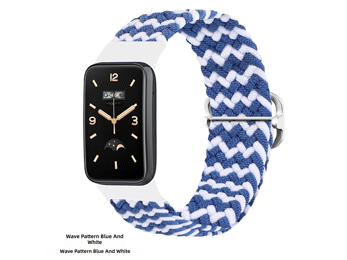 Pulseira de Nylon Trançada para Mi Band 7 Pro Ajustável com Fecho de Encaixe CHABERLU