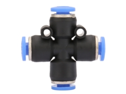 Conector Rápido De Ar Plástico 4 Vias Pza-8mm