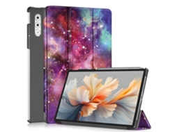 Capa De Couro Dobrável Tripla Para Tablet Lenovo Yoga Tab Plus Custer