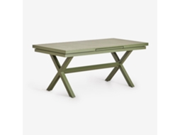 Sklum Rectangular Extensible Dining Table In Aluminum Karena Alumínio Verde Azeitona Intenso         180 - 240 X 90 Cm