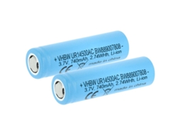 Kit 2 Pilhas Compatível C/ Braun Ur14500ac 889008287