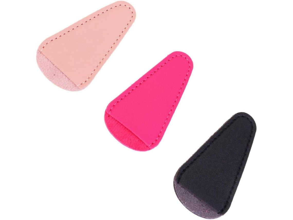 Thisjo de couro PU de 3 peças, simples e elegante, para queda de cabelo, com proteção completa.