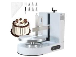 Máquina para decorar bolos VEVOR de 15 a 35 cm Branca 600 x 370 x 550 mm
