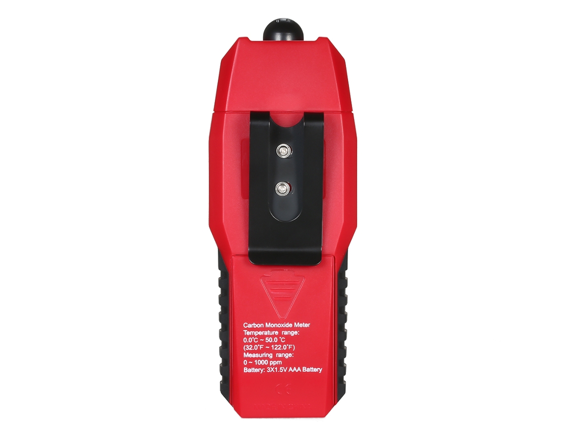 Yuru medidor Portátil de Monóxido de Carbono St9700 com Detecção Precisa 0 1000ppm Alarme Sonoro e Visual Display Lcd Colorido