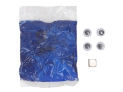 Massinha Magnética Silicone Segura Brinquedo Educativo Azul