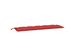Garden Bench Cushion, Garden Bench Cushions Vidaxl Vermelho Tecido (180 X 50 X 7 Cm)