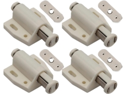 Conjunto de 4 porta-datas magnéticos para armários, com abertura.