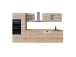 Cozinha R-Line, 350cm sem PT, Sonoma/Carvalho dourado VICCO