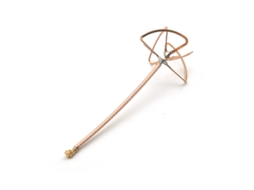 Antena Três Folhas 5.8g Interface Ipx Ufl Acessório Drone 50mm 70mm 2.5 3dbi | S/MARCA