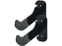 Suporte De Parede Para Tapete Ioga, 2 Peças, Acrílico Preto, Para Armazenamento E Estabilidade, Ideal Para Banheiro E