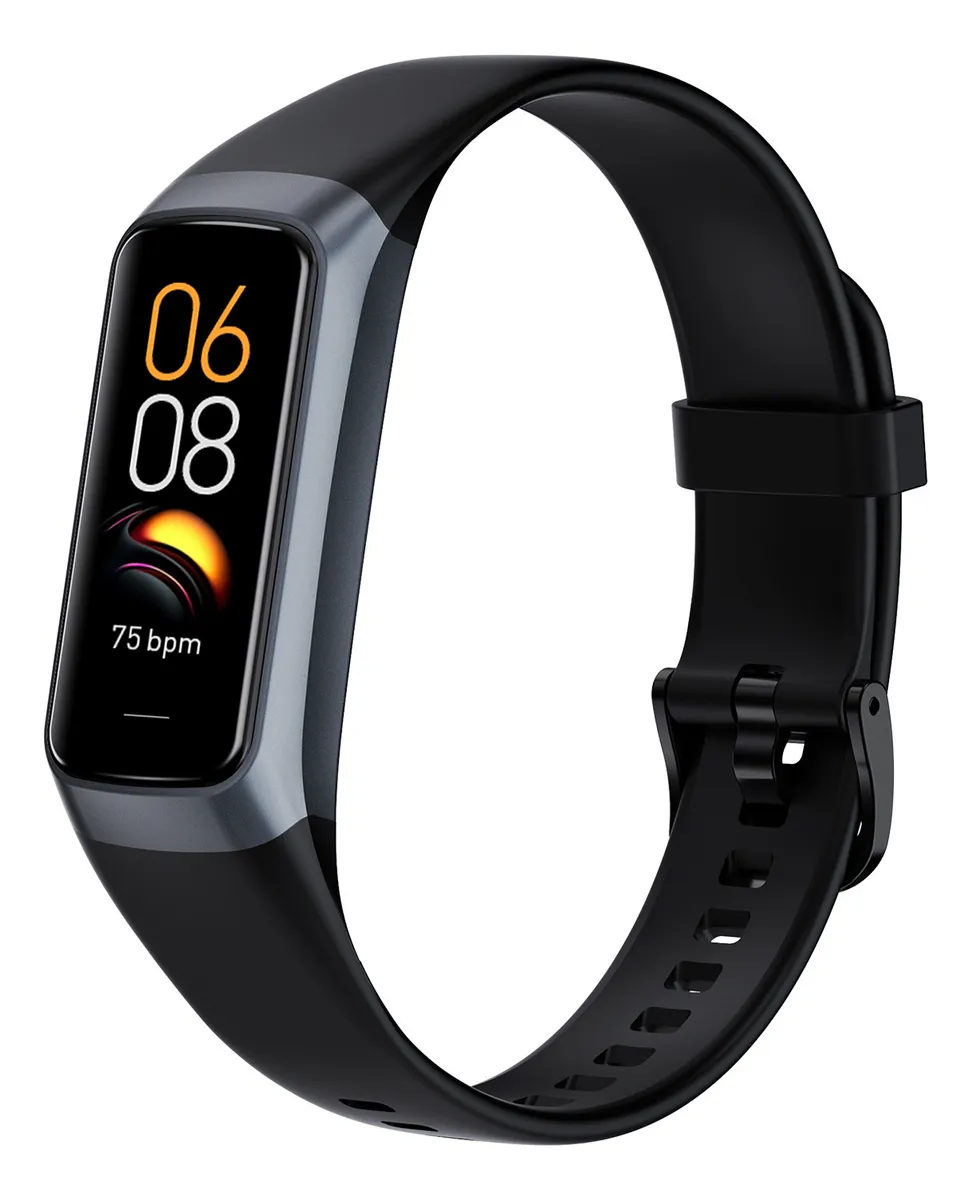 Pulseira inteligente Vayotoy C60 de 1,1 polegadas com medição de temperatura
