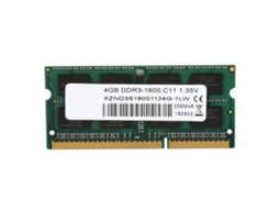 Módulo De Memória Para Notebook (capacidade De 4gb, Frequência De 1600mhz)