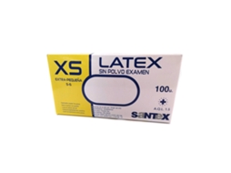 Luva Latex sem Pó com 100 XS