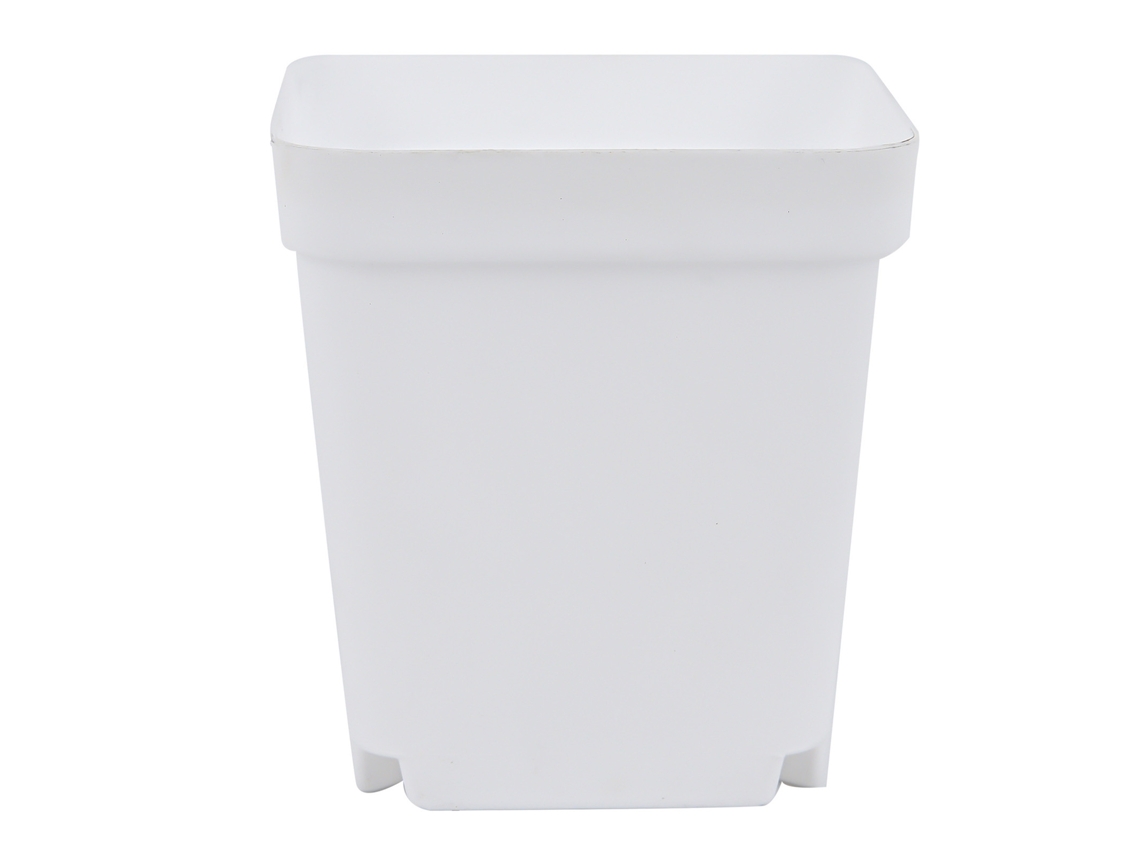 Vaso De Flores Decorativo Para Jardim, Balcão Com Suculentas E Mudas Branco