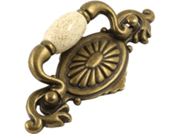 Puxador de Metal Tom Bronze Estilo Retrô para Porta de Armário 2,7'' CHABERLU