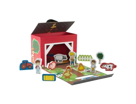 Figuras de Ação KIDKRAFT Papelão - Azul - 26 x 14 x 19 cm)
