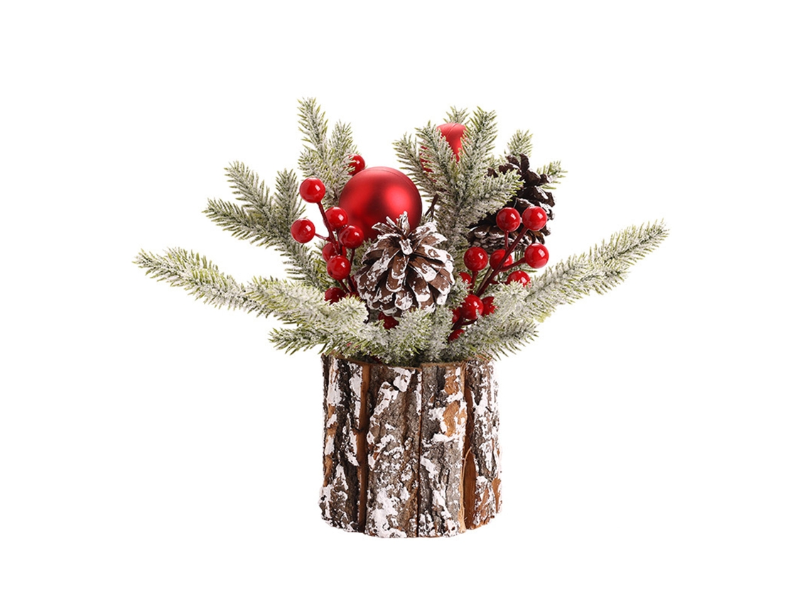 Árvore De Natal Miniatura (decoração De Mesa, Peliculada)