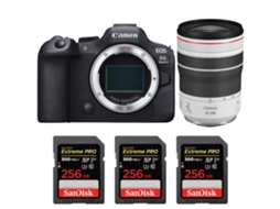 Eos R6 Mark Ii + Rf 70 200mm F/4 L Is Usm + 3 Sandisk 256gb Uhs ii 300mb/s + Ebook “20 Dicas para Fotos Que Impressionam” CANON