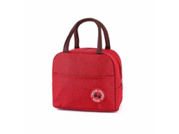 Lurelia Bolsa Térmica Para Almoço Portátil Isolado Com Alça Vermelho V777