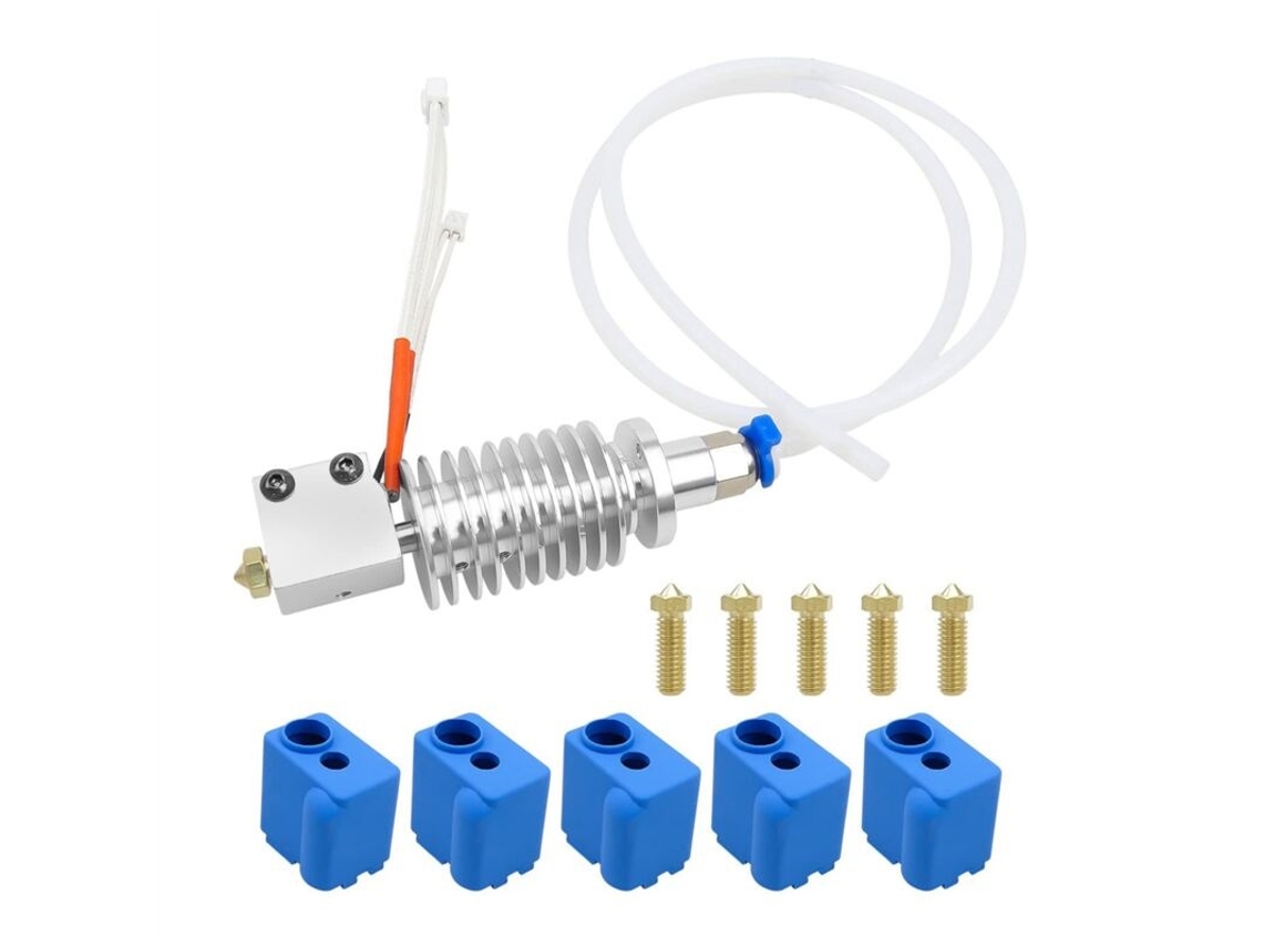 Lurelia Hotend 5 Unidades, Compatível Com Impressora 3d Max, 0,4 Mm, 3 Cm, Silicone