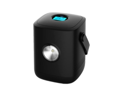 Inflador De Pneus Com Fio E Sem Fio Recarregável - Compressor De Ar Portátil Com Display Digital Para Carros E Bicicletas