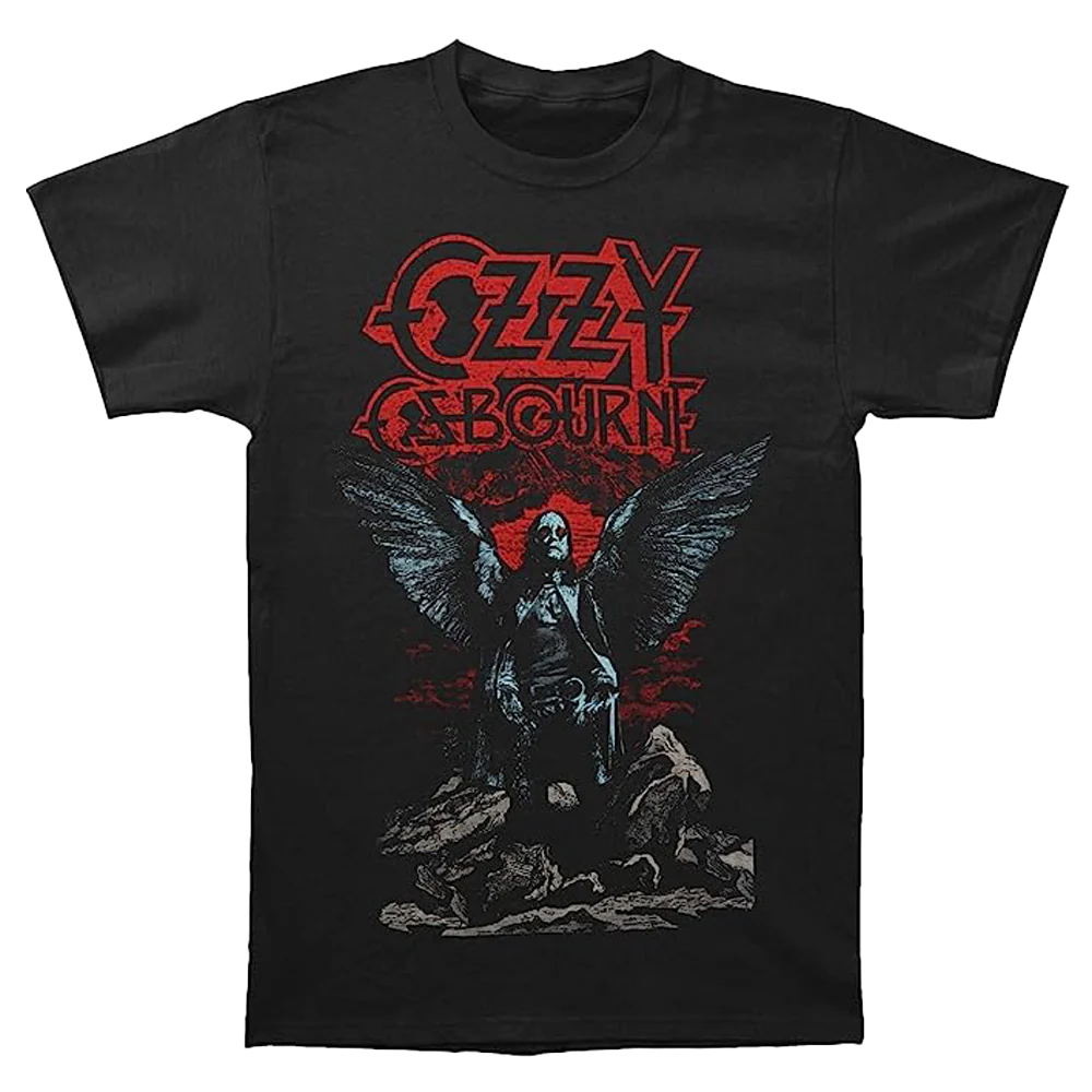 Ozzy Osbourne Angel Wings T-shirt Unisex Rockinstone Size:xxl