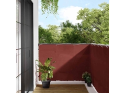 Vidaxl Tela De Varanda 120x800 Cm 100% Poliéster Oxford Terracota