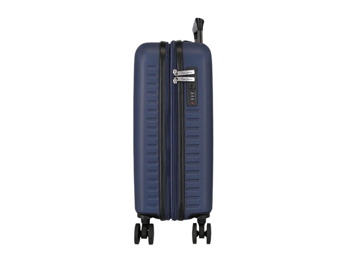 Mala De Cabine/trolley 55cm 4r Exp. Pepe Jeans Montana Azul Escuro