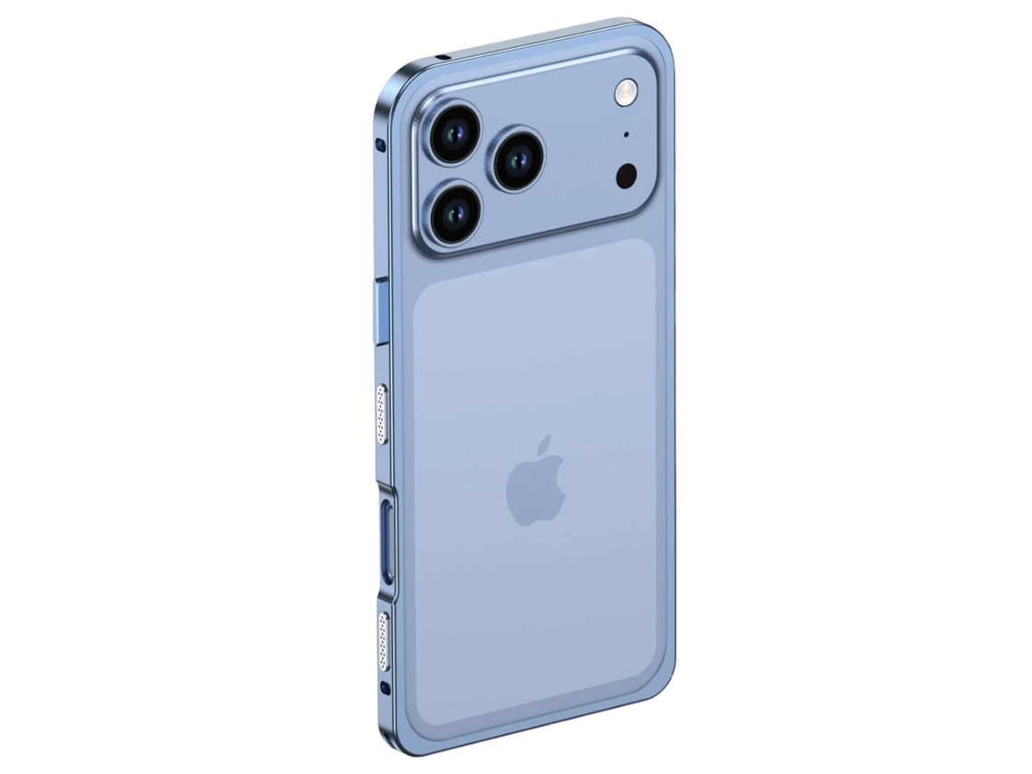 Capa Para Iphone 18 Pro Max Antichoque Com Proteção De Câmara Integrada