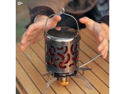 Manta de Aquecimento Portátil para Camping Aço Inoxidável