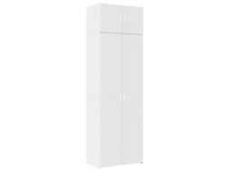 Armário MAISON EXCLUSIVE Arrumação em Derivados de Madeira Branco (70x42,5x225 cm)