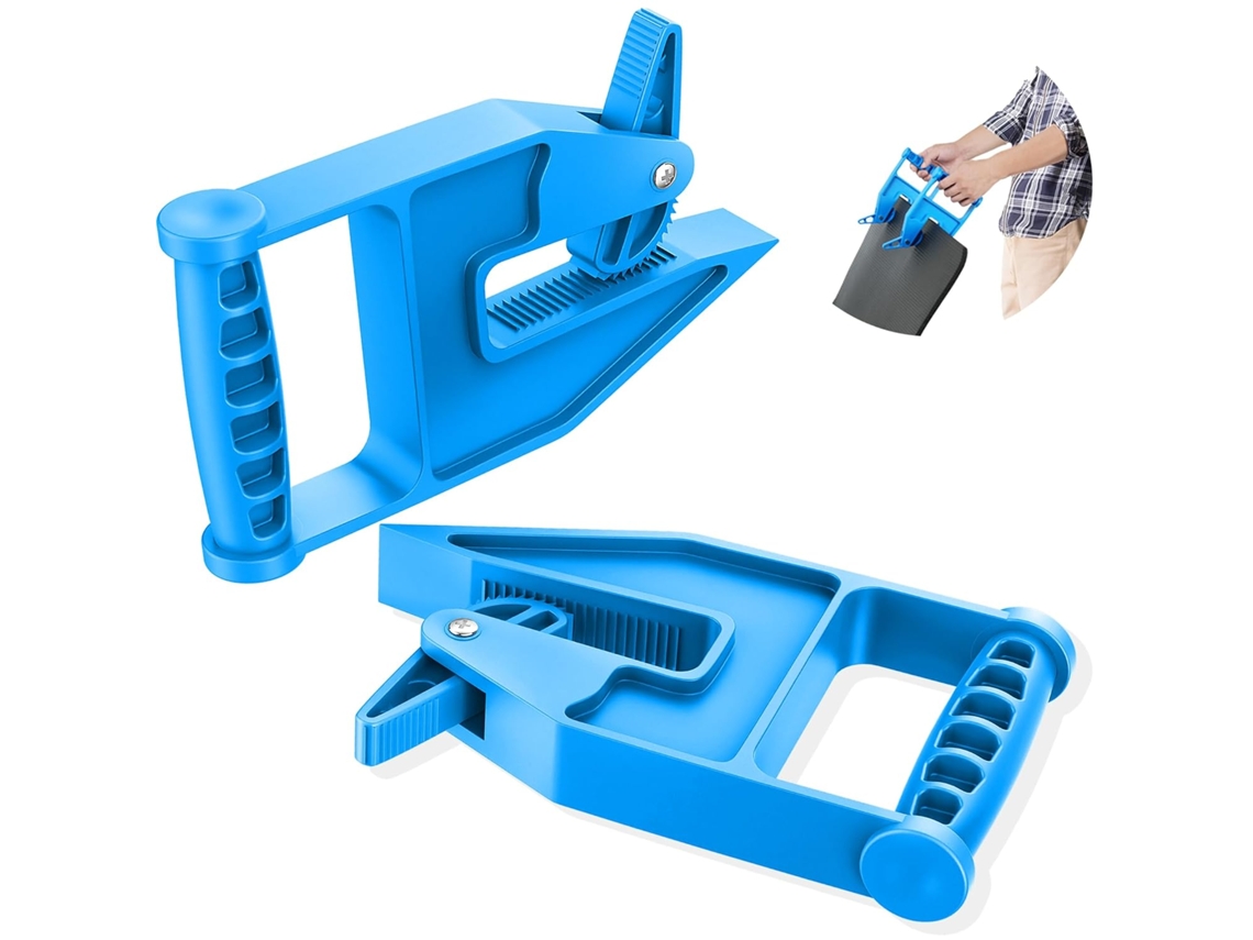 Conjunto De 2 Alças Reforçadas Para Transporte Tapetes, Levantador Ergonômico Para Colchões E Bancos De Cavalo, Alças Para Academia