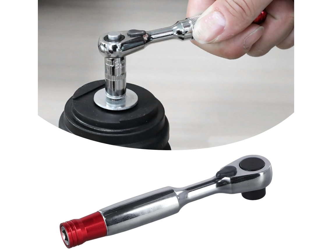Chave De 1/4" Com Rápido Duplo, Para Fenda Ângulo 5 Graus E Ideal
