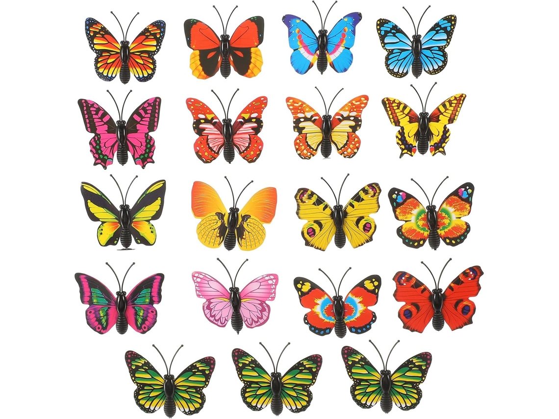 Tachinhas Decorativas Em Formato Inseto Da Jojofuny Para Murais, Multiuso, Plástico E Ferro Feitas, Ideais Para