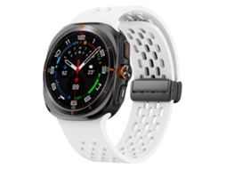 Bracelete para Samsung Galaxy Watch Ultra Malha Magnética de Silicone Branca XIAOMOYU (47mm)