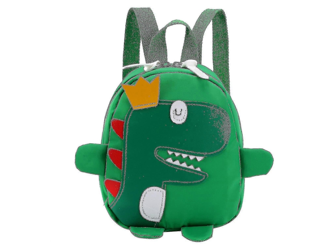 Mochila Escolar, Unissex, 3d, Estampa De Dinossauro, Cor Verde