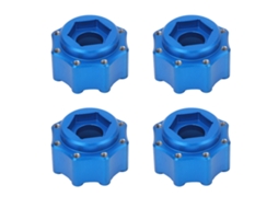 2026 4pcs Adaptador Hexagonal 17mm de Liga de Alumínio para Acessórios Rc Pneu 3.8 Polegadas