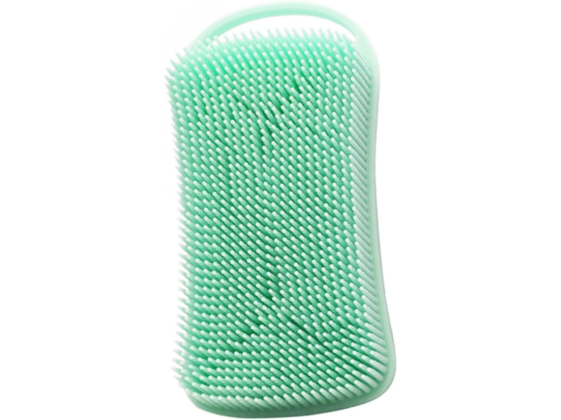Escova De Banho Esfoliante Silicone Popetpop Para Corpo E Cabelo, Flexível E Portátil