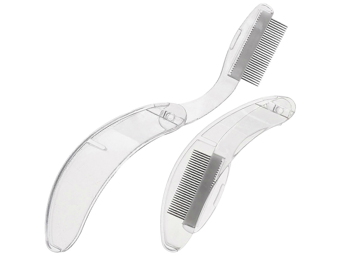 Pentes De Metal Para Sobrancelhas E Cílios, Ferramenta De Maquiagem Para Sobrancelhas E Cílios. Everley891