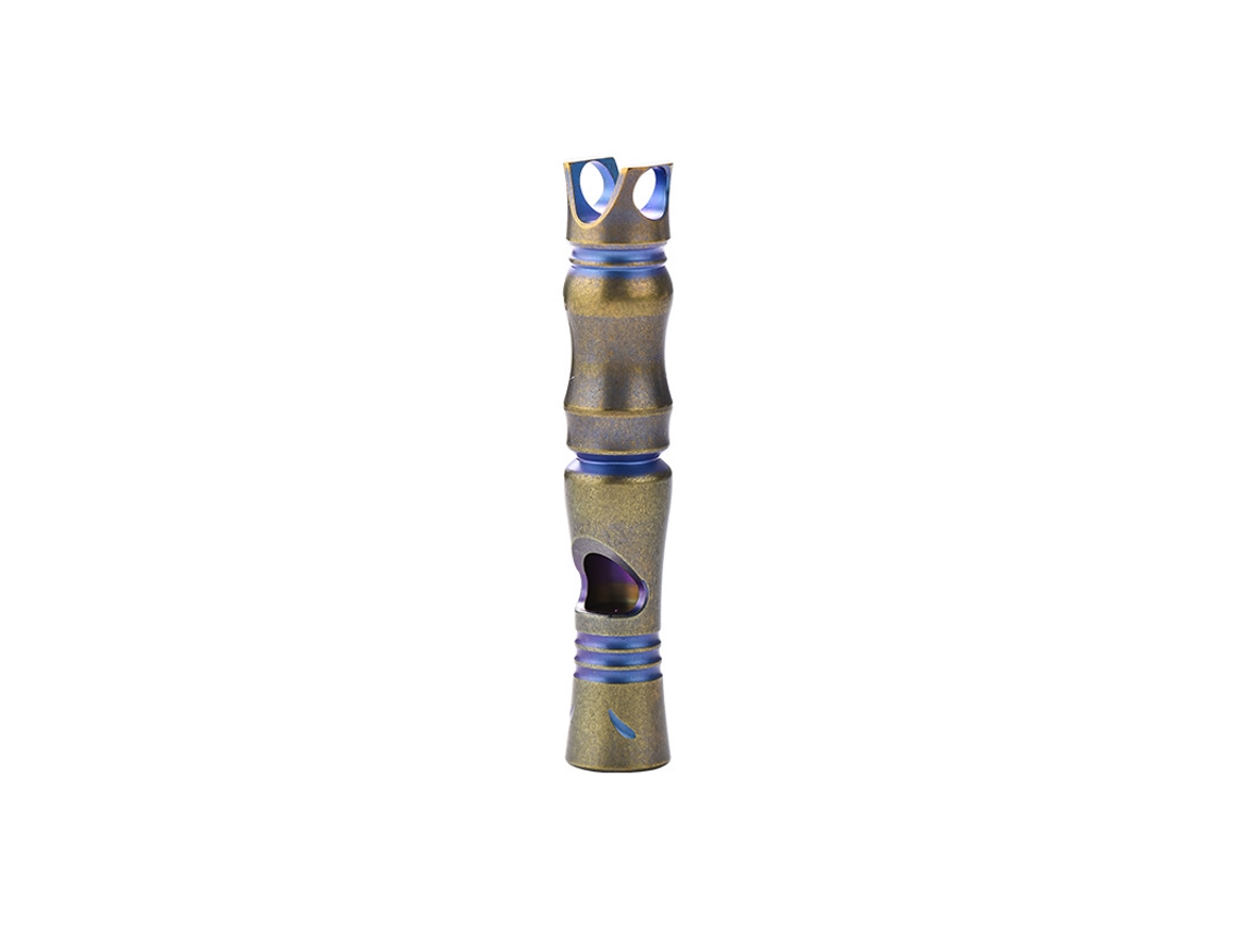 Sirene de emergência, liga de titânio, filtro portátil de alta qualidade, ideal para atividades ao ar livre e caminhadas.