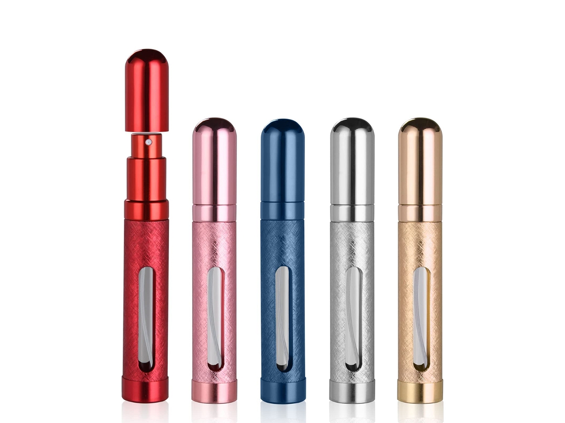 Frasco Spray De Perfume Atomizador Multiuso, À Prova De Vazamentos E Portátil, Ideal Para Viagens Com Suas Fragrâncias Favoritas, Estrutura Leve De Al