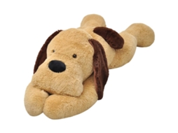 Vidaxl Cão De Peluche 80 Cm Castanho