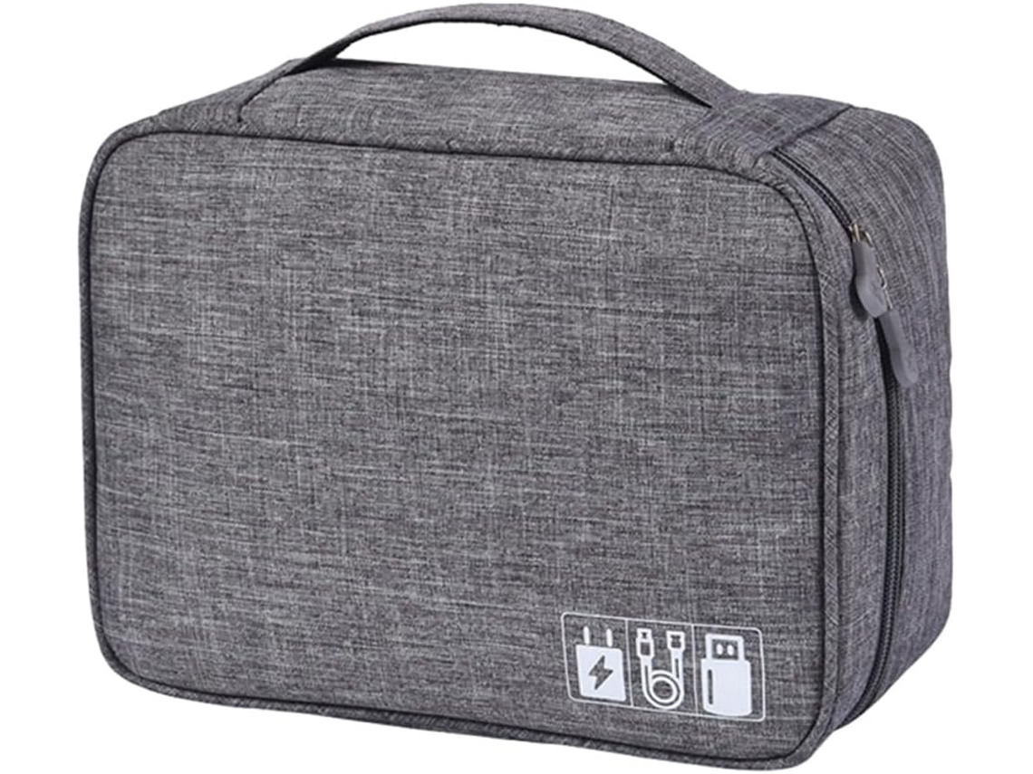 Bolsa Organizadora De Cabos E Acessórios Digitais Resistente À Água, Ideal Para Viagens E Uso Diário Gokoco